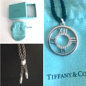 TIFFANY & CO. ATLAS PENDANT DIAMOND NECKLACE